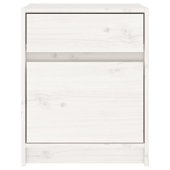 Nachtkastjes 2 st 40x31x50 cm massief grenenhout wit MeubelReus