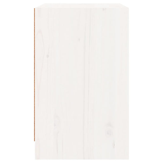 Nachtkastjes 2 st 40x31x50 cm massief grenenhout wit MeubelReus