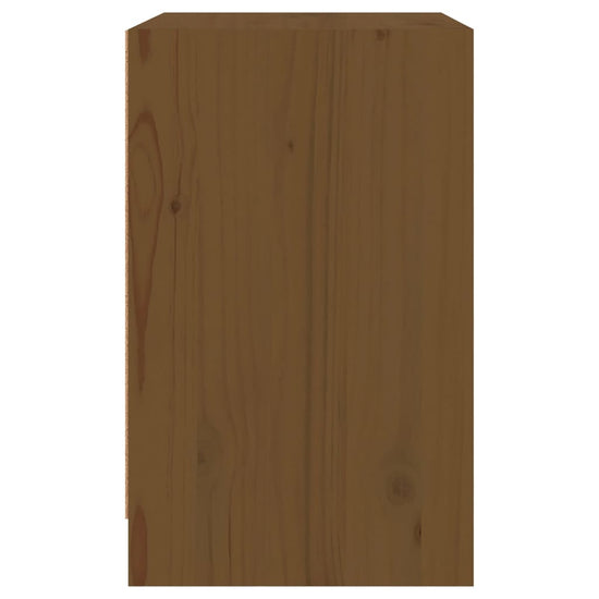 Nachtkastjes 2 st 40x31x50 cm massief grenenhout honingbruin MeubelReus