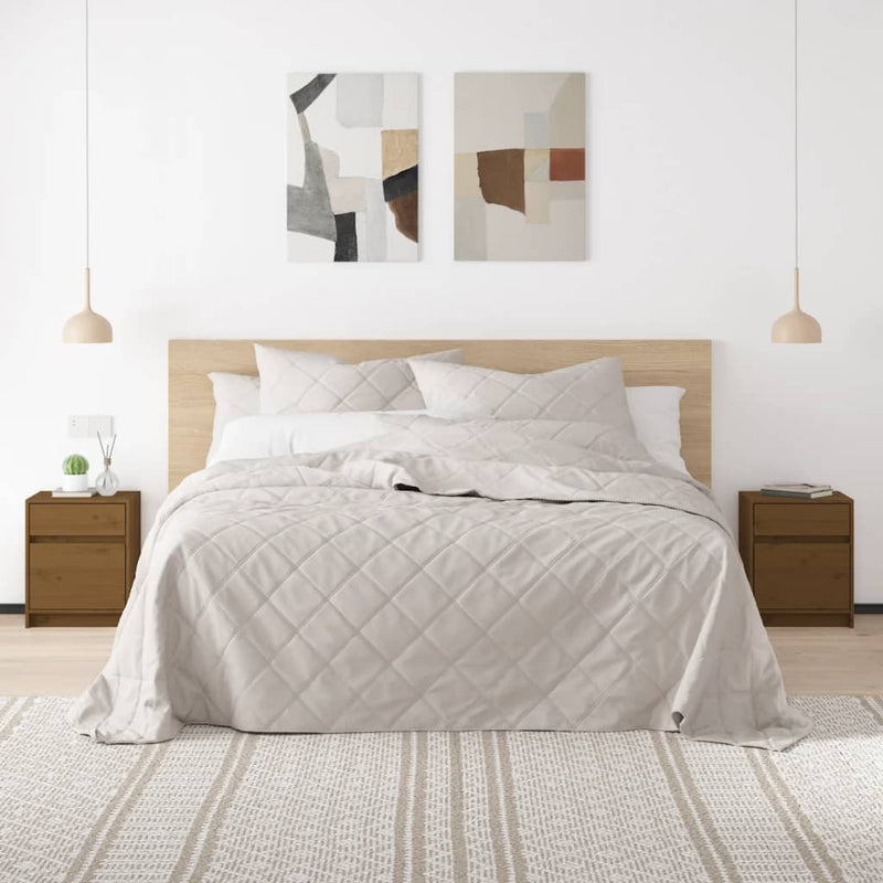 Nachtkastjes 2 st 40x31x50 cm massief grenenhout honingbruin MeubelReus