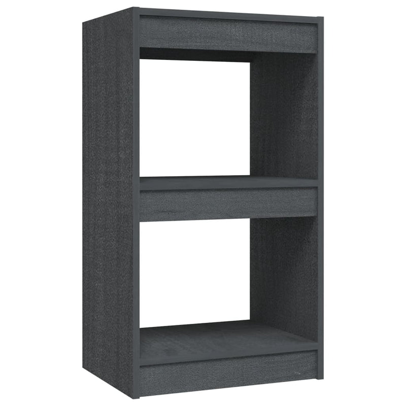 Boekenkast 40x30x71,5 cm massief grenenhout grijs MeubelReus