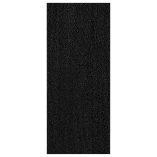 Boekenkast 40x30x71,5 cm massief grenenhout zwart MeubelReus