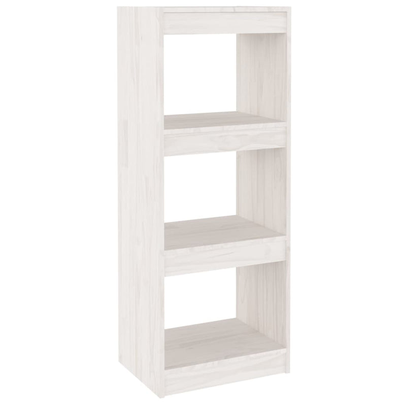Boekenkast/kamerscherm 40x30x103,5 cm massief grenenhout wit MeubelReus