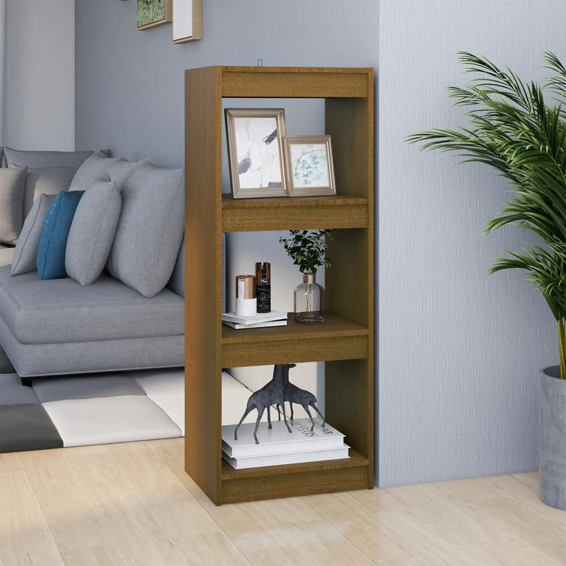 Boekenkast/kamerscherm 40x30x103,5 cm grenenhout honingbruin MeubelReus