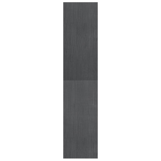 Boekenkast/kamerscherm 40x30x135,5 cm grenenhout grijs MeubelReus