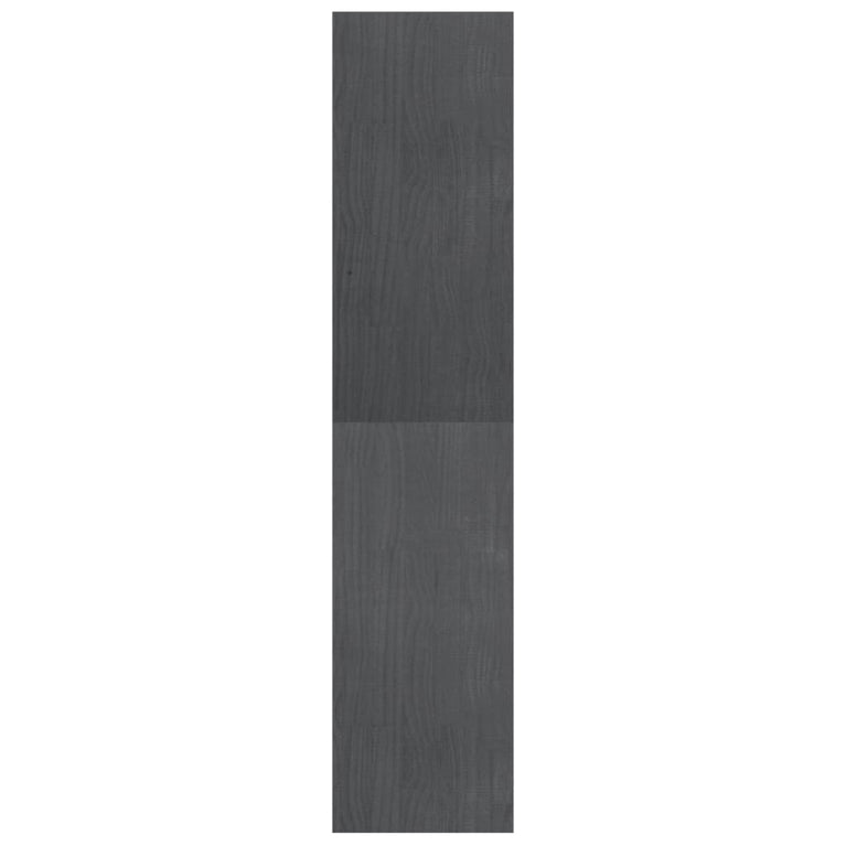 Boekenkast/kamerscherm 40x30x135,5 cm grenenhout grijs MeubelReus