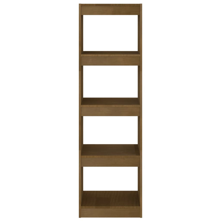 Boekenkast/kamerscherm 40x30x135,5 cm grenenhout honingbruin MeubelReus