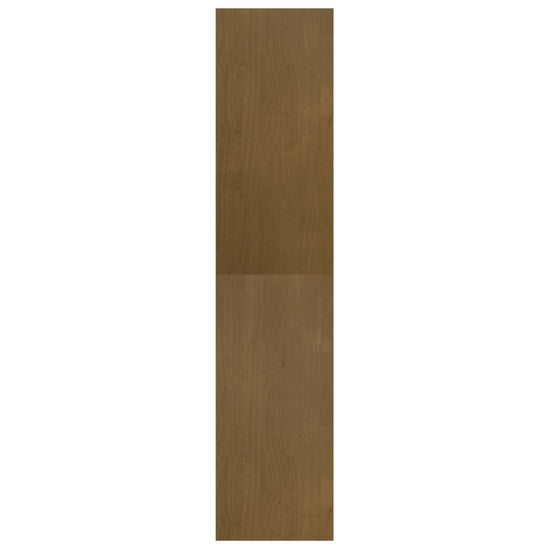 Boekenkast/kamerscherm 40x30x135,5 cm grenenhout honingbruin MeubelReus