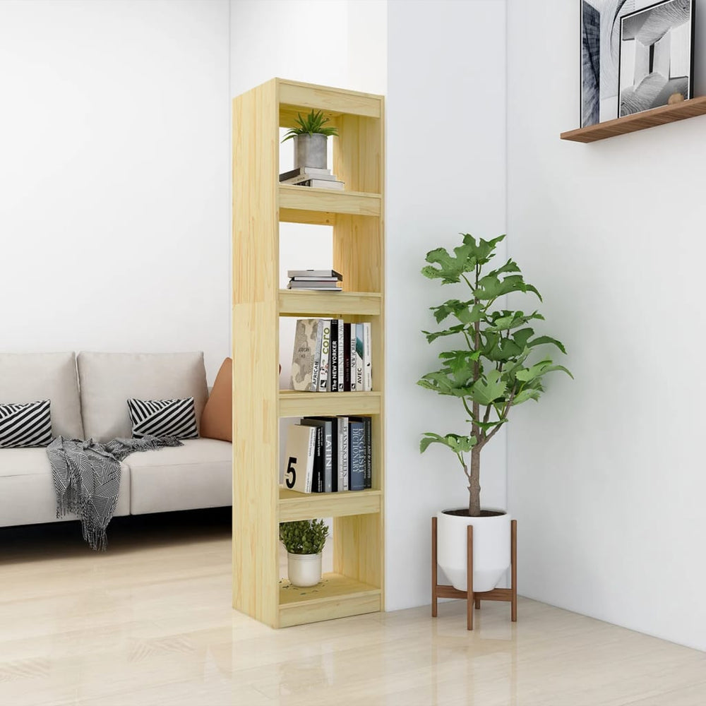 Boekenkast / kamerscherm 40x30x167,5 cm massief grenenhout MeubelReus
