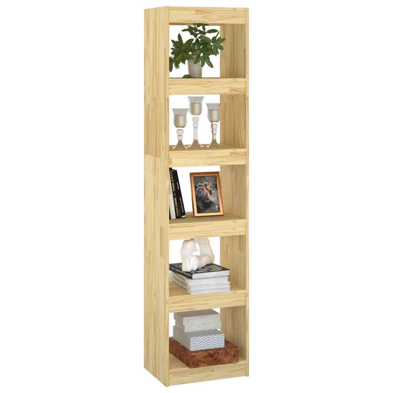 Boekenkast / kamerscherm 40x30x167,5 cm massief grenenhout MeubelReus