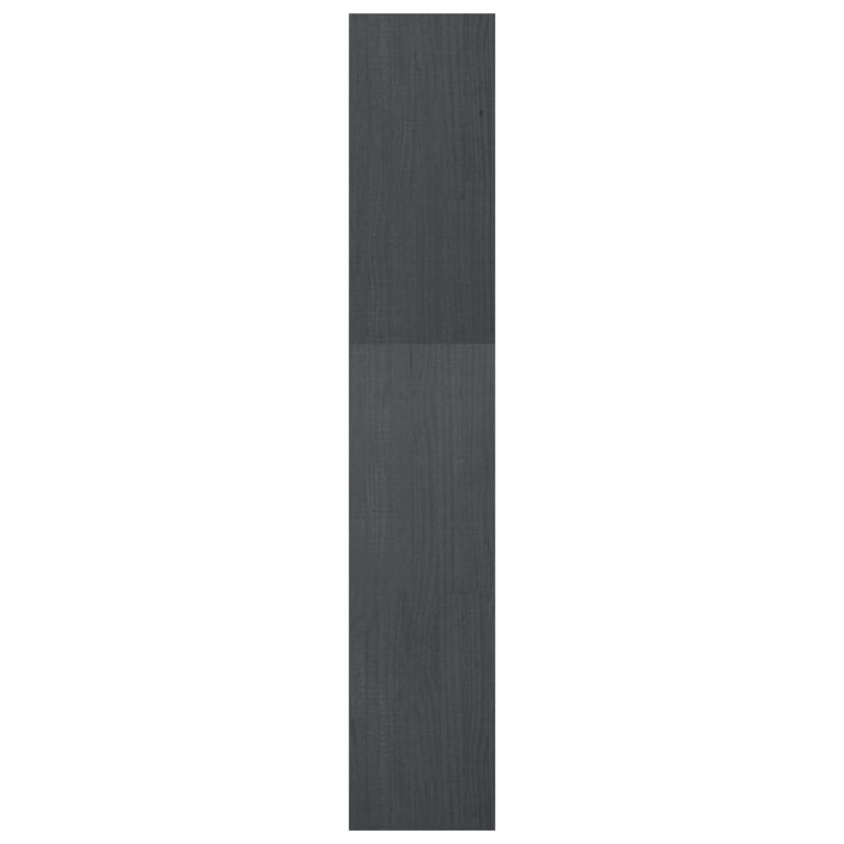 Boekenkast/kamerscherm 40x30x167,5 cm massief grenenhout grijs MeubelReus