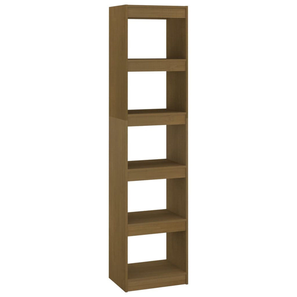 Boekenkast/kamerscherm 40x30x167,5 cm grenenhout honingbruin MeubelReus