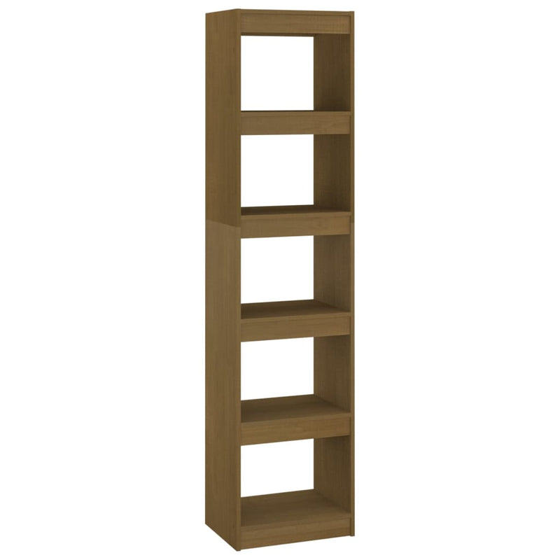 Boekenkast/kamerscherm 40x30x167,5 cm grenenhout honingbruin MeubelReus
