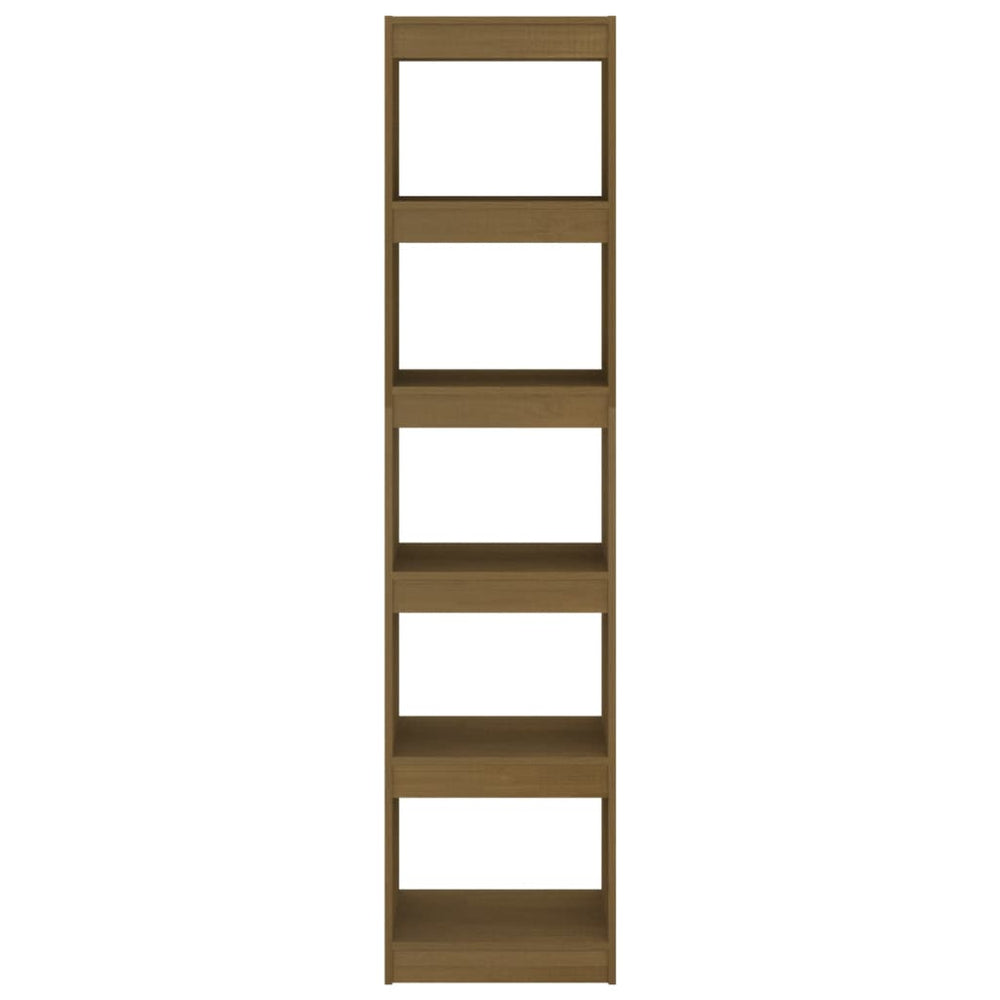 Boekenkast/kamerscherm 40x30x167,5 cm grenenhout honingbruin MeubelReus