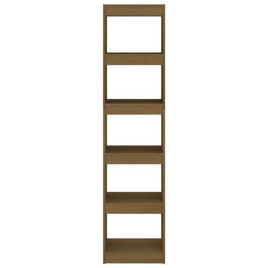 Boekenkast/kamerscherm 40x30x167,5 cm grenenhout honingbruin MeubelReus