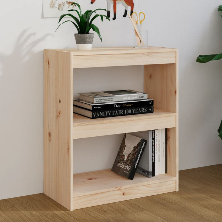 Boekenkast/kamerscherm 60x30x71,5 cm massief grenenhout MeubelReus