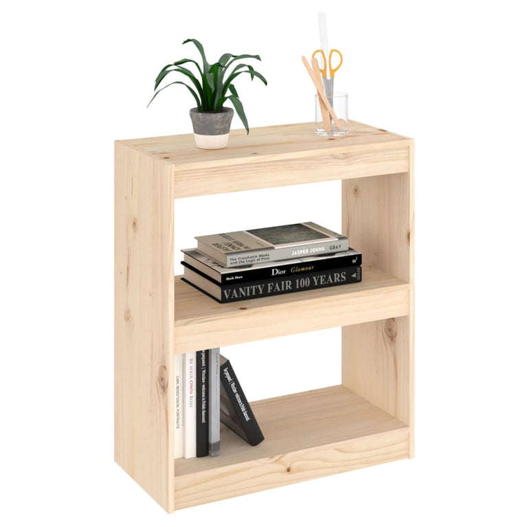 Boekenkast/kamerscherm 60x30x71,5 cm massief grenenhout MeubelReus