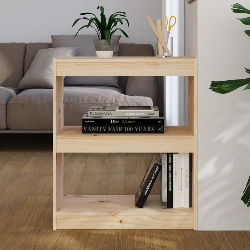 Boekenkast/kamerscherm 60x30x71,5 cm massief grenenhout MeubelReus