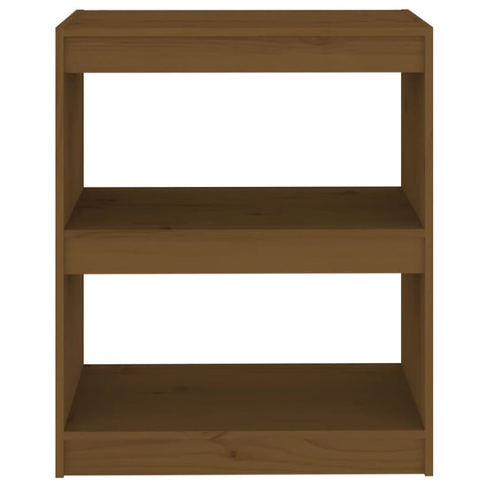 Boekenkast/kamerscherm 60x30x71,5 cm grenenhout honingbruin MeubelReus