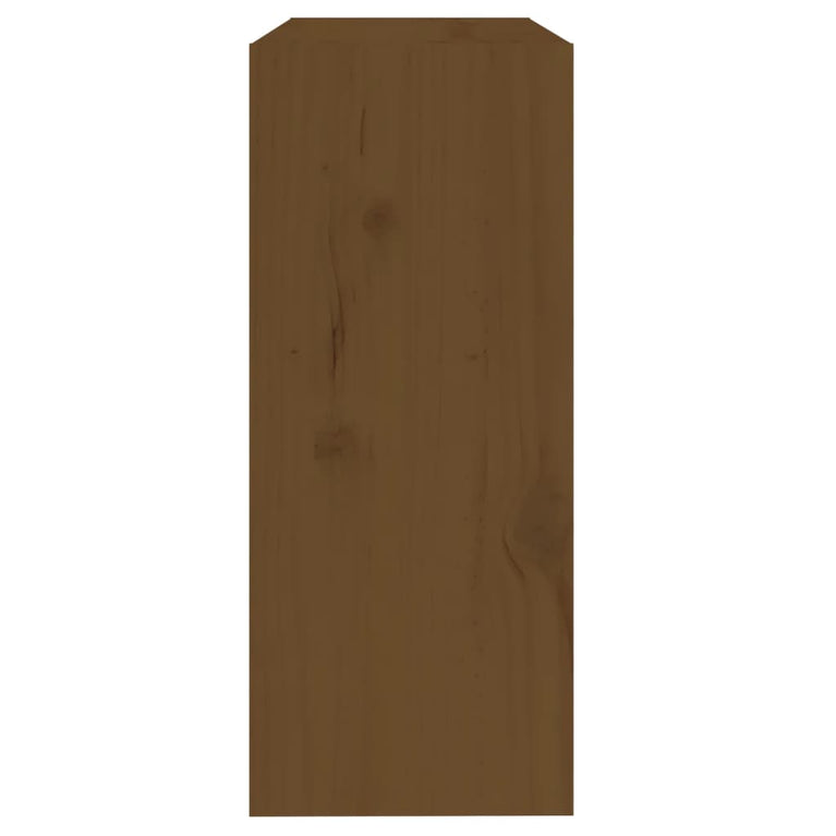 Boekenkast/kamerscherm 60x30x71,5 cm grenenhout honingbruin MeubelReus