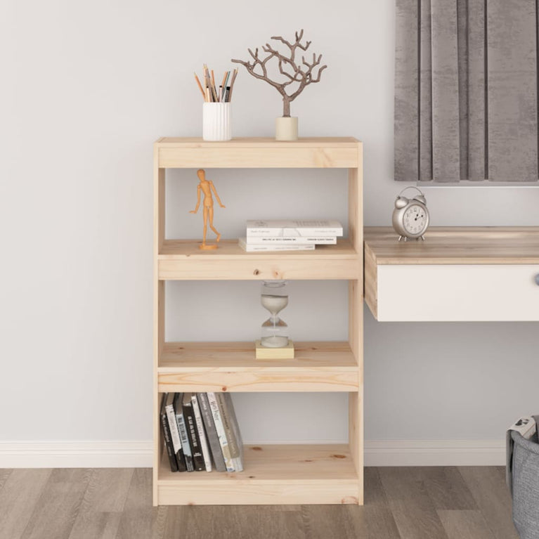 Boekenkast/kamerscherm 60x30x103,5 cm massief grenenhout MeubelReus