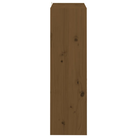 Boekenkast/kamerscherm 60x30x103,5 cm grenenhout honingbruin MeubelReus
