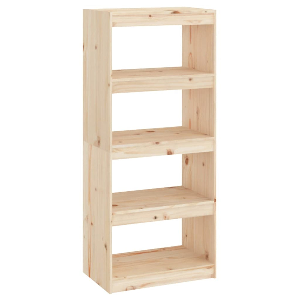 Boekenkast/kamerscherm 60x30x135,5 cm massief grenenhout MeubelReus