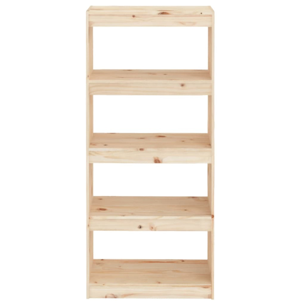Boekenkast/kamerscherm 60x30x135,5 cm massief grenenhout MeubelReus