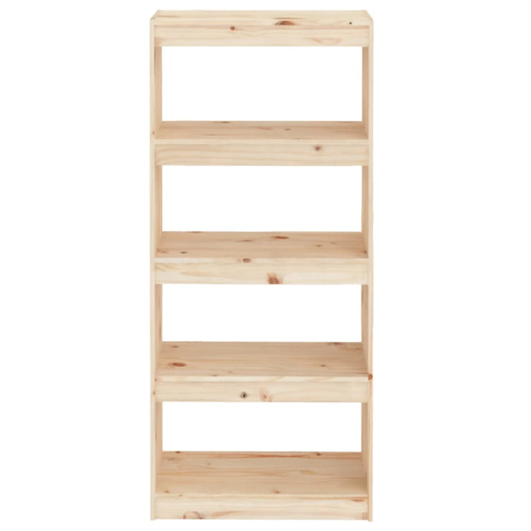 Boekenkast/kamerscherm 60x30x135,5 cm massief grenenhout MeubelReus