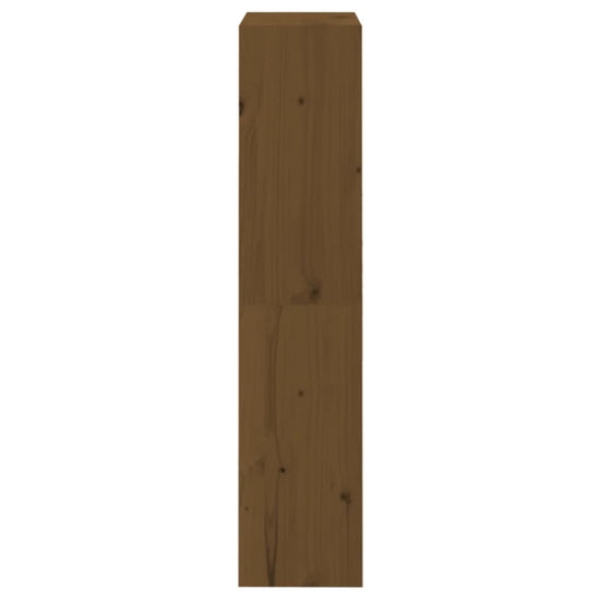 Boekenkast/kamerscherm 60x30x135,5 cm grenenhout honingbruin MeubelReus