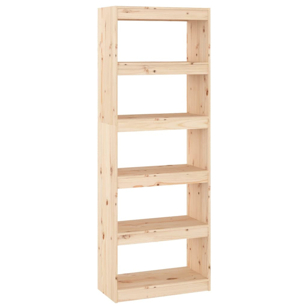 Boekenkast/kamerscherm 60x30x167,5 cm massief grenenhout MeubelReus