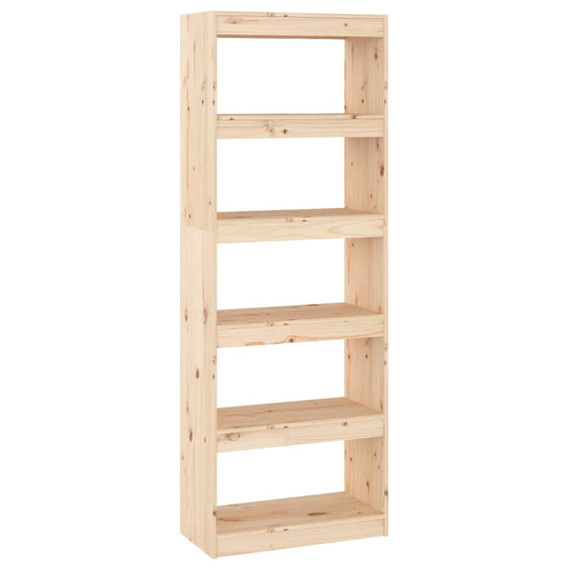 Boekenkast/kamerscherm 60x30x167,5 cm massief grenenhout MeubelReus