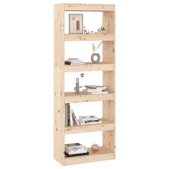 Boekenkast/kamerscherm 60x30x167,5 cm massief grenenhout MeubelReus