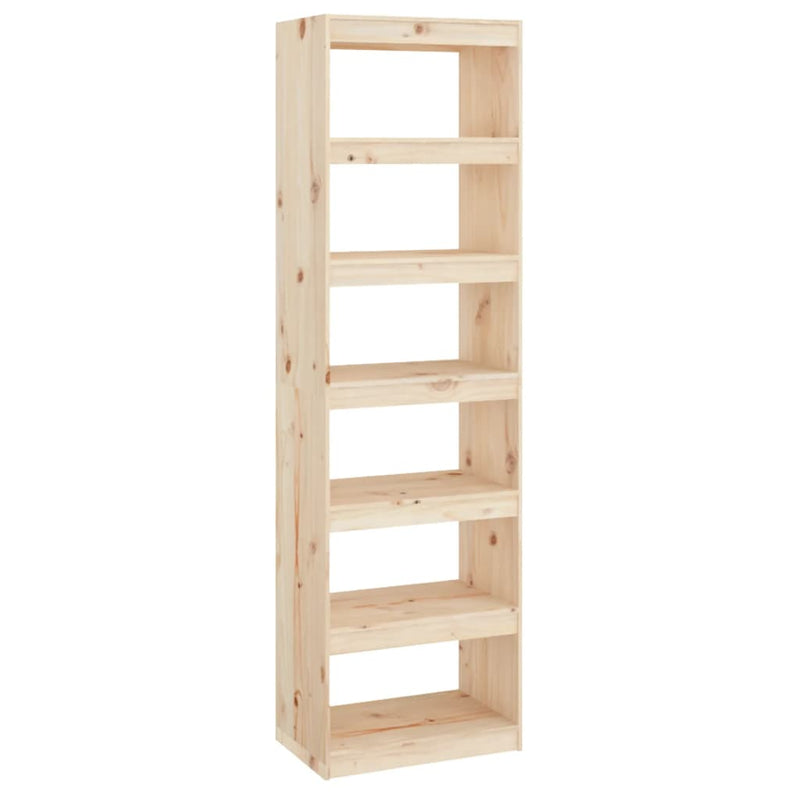 Boekenkast/kamerscherm 60x30x199,5 cm massief grenenhout MeubelReus