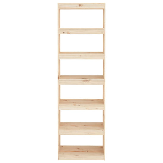 Boekenkast/kamerscherm 60x30x199,5 cm massief grenenhout MeubelReus