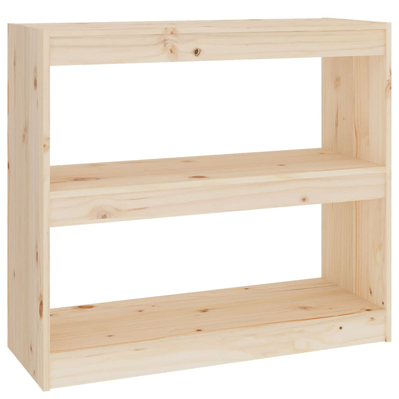 Boekenkast/kamerscherm 80x30x71,5 cm massief grenenhout MeubelReus