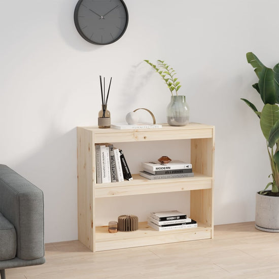 Boekenkast/kamerscherm 80x30x71,5 cm massief grenenhout MeubelReus