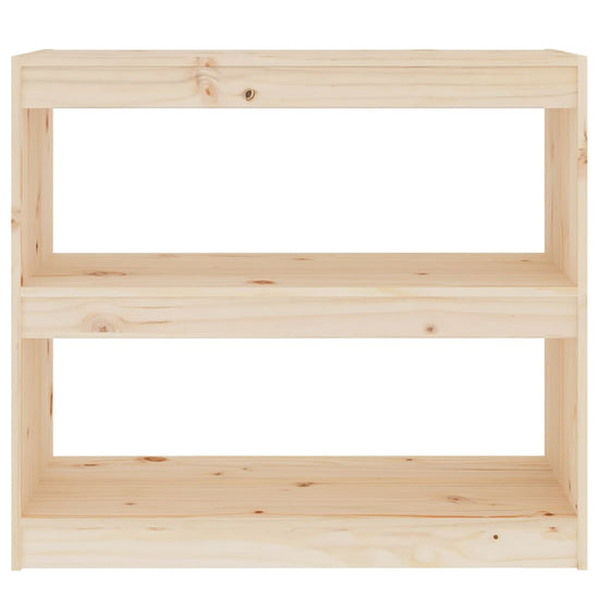Boekenkast/kamerscherm 80x30x71,5 cm massief grenenhout MeubelReus