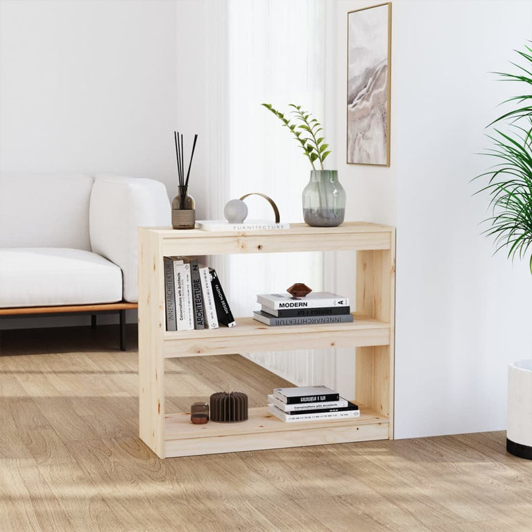Boekenkast/kamerscherm 80x30x71,5 cm massief grenenhout MeubelReus