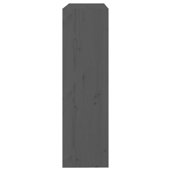 Boekenkast/kamerscherm 80x30x103,5 cm massief grenenhout grijs MeubelReus