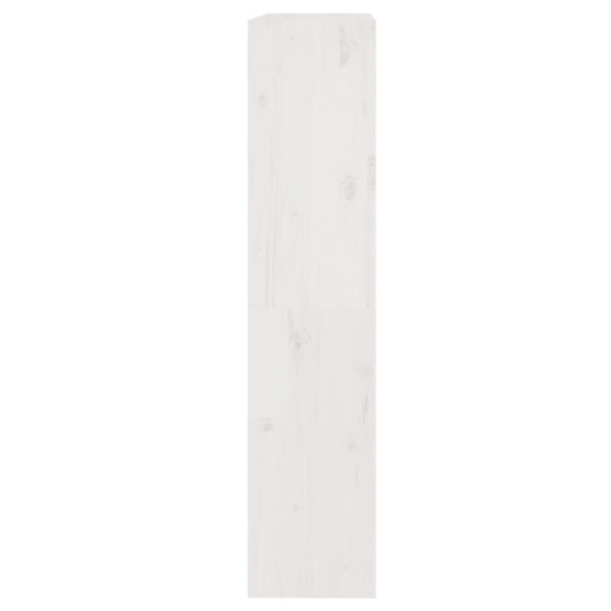 Boekenkast/kamerscherm 80x30x135,5 cm massief grenenhout wit MeubelReus