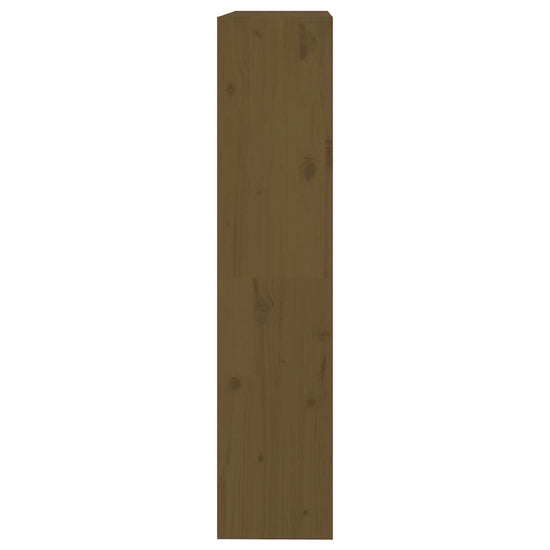 Boekenkast/kamerscherm 80x30x135,5 cm grenenhout honingbruin MeubelReus