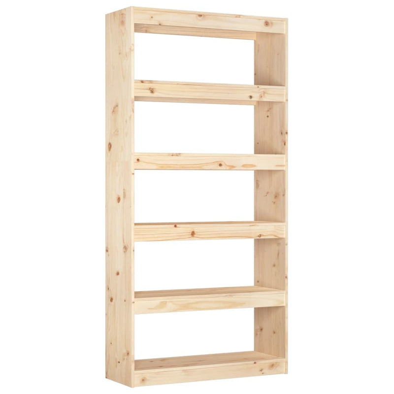 Boekenkast/kamerscherm 80x30x167,4 cm massief grenenhout MeubelReus