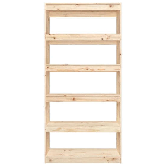 Boekenkast/kamerscherm 80x30x167,4 cm massief grenenhout MeubelReus