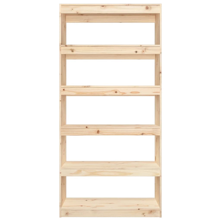 Boekenkast/kamerscherm 80x30x167,4 cm massief grenenhout MeubelReus