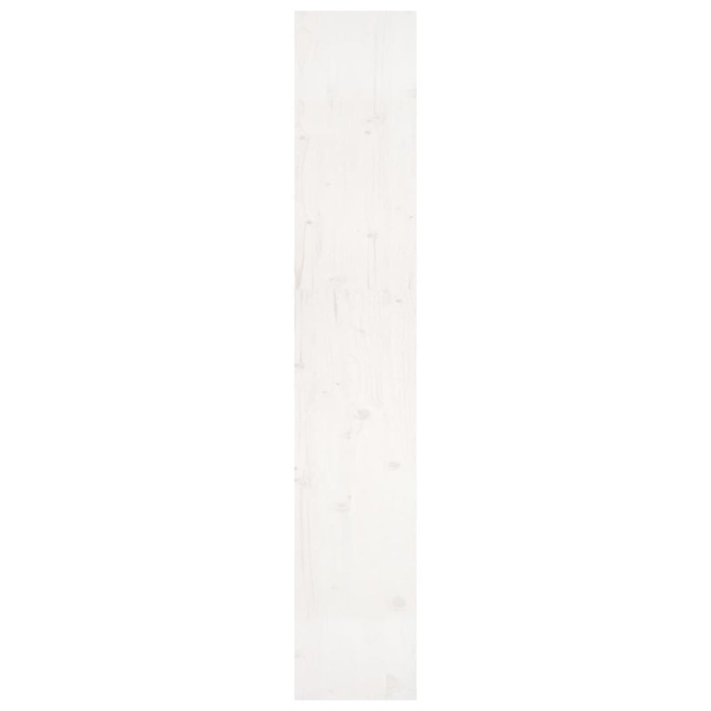 Boekenkast/kamerscherm 80x30x167,4 cm massief grenenhout wit MeubelReus