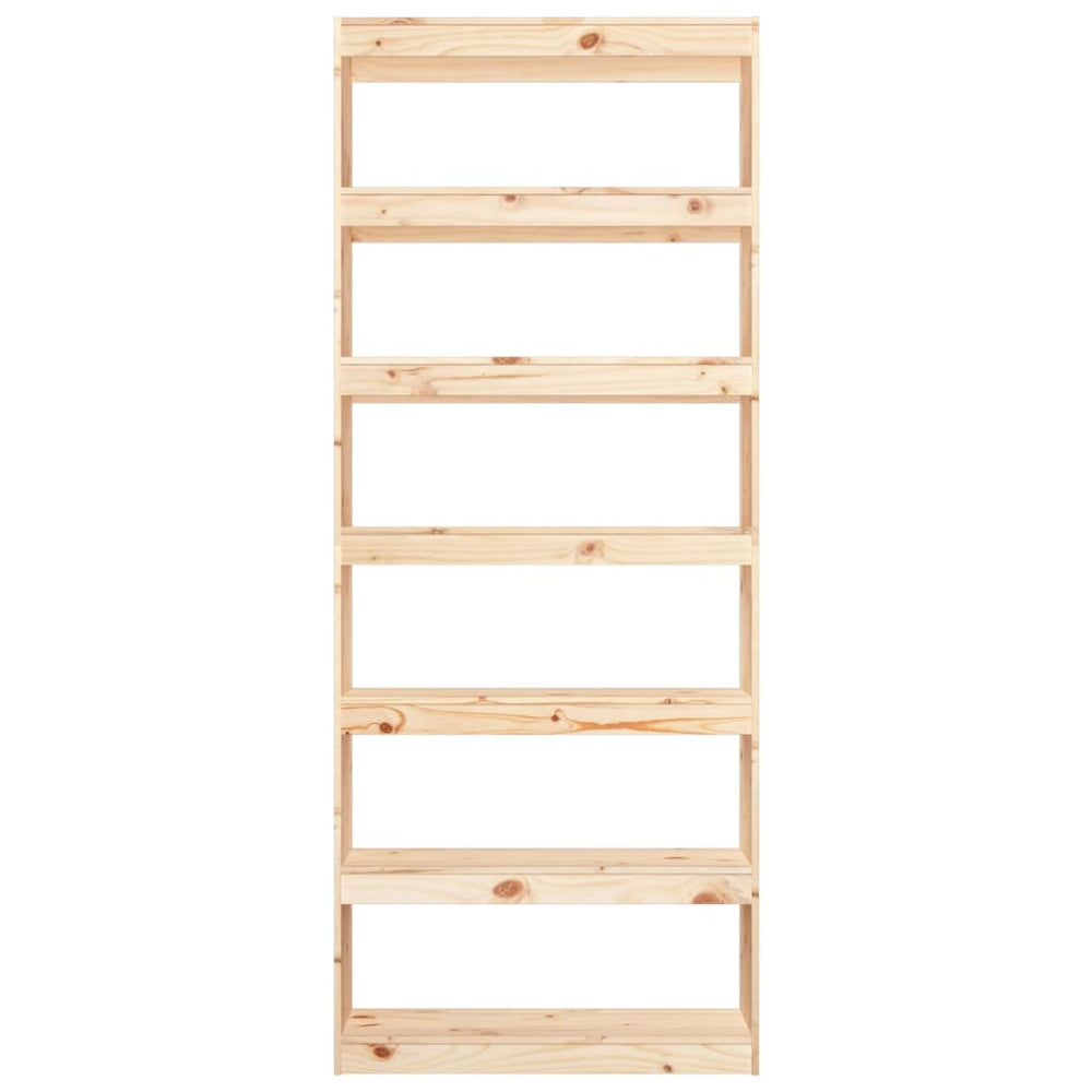 Boekenkast/kamerscherm 80x30x199,5 cm massief grenenhout MeubelReus