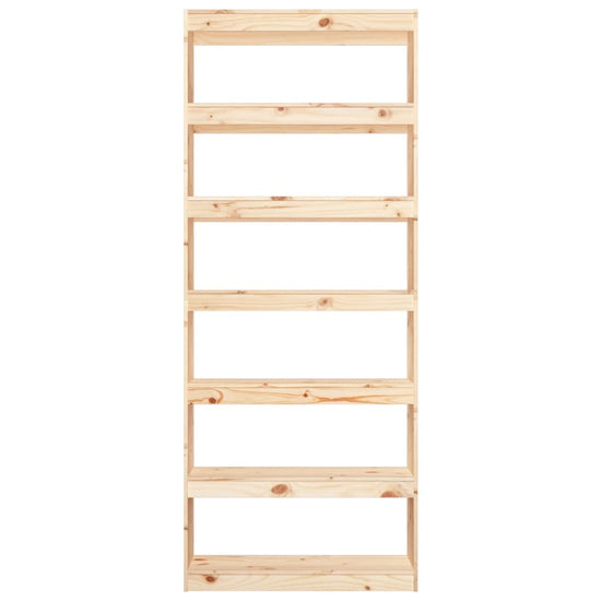 Boekenkast/kamerscherm 80x30x199,5 cm massief grenenhout MeubelReus