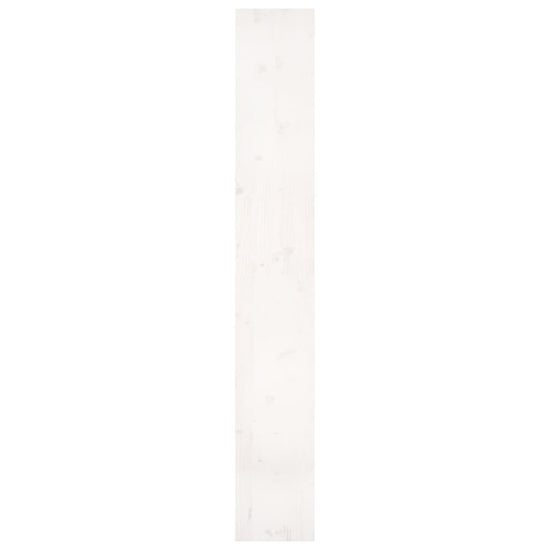 Boekenkast/kamerscherm 80x30x199,5 cm massief grenenhout wit MeubelReus