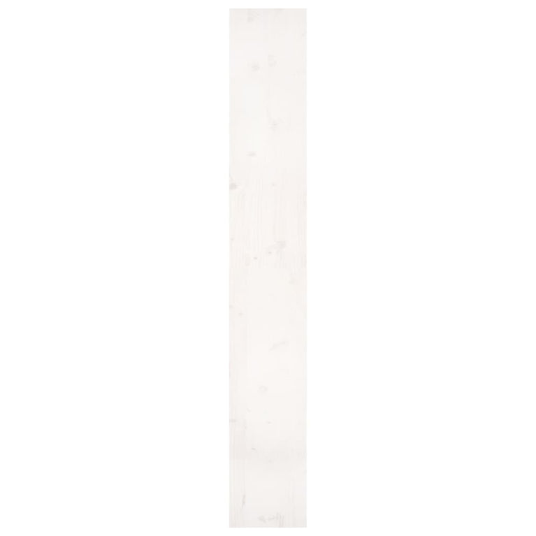 Boekenkast/kamerscherm 80x30x199,5 cm massief grenenhout wit MeubelReus